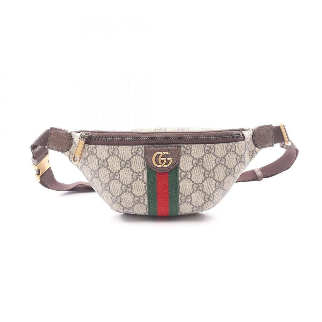 GUCCI OPHIDIA GG SUPREME WAIST BAG: GUCCI Ophidia GG Supreme Waist bag Brand: GUCCI Type: Waist bag Body bag Material: PVC coated canvas × leather Color: Beige??ish colors × Brown??ish colors × Multicolor??ish colors Size: (H:5.1" x 
