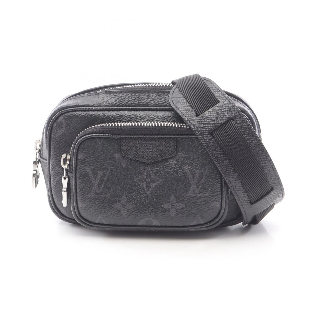 LOUIS VUITTON OUTDOOR POCHETTE WAIST BAG: LOUIS VUITTON outdoor pochette Waist bag Brand: LOUIS VUITTON Type: Waist bag Body bag Material: Taigalama × PVC coated canvas × leather Color: Black / Black??ish colors Size: (H:4.1" x W:6.3" x D:2