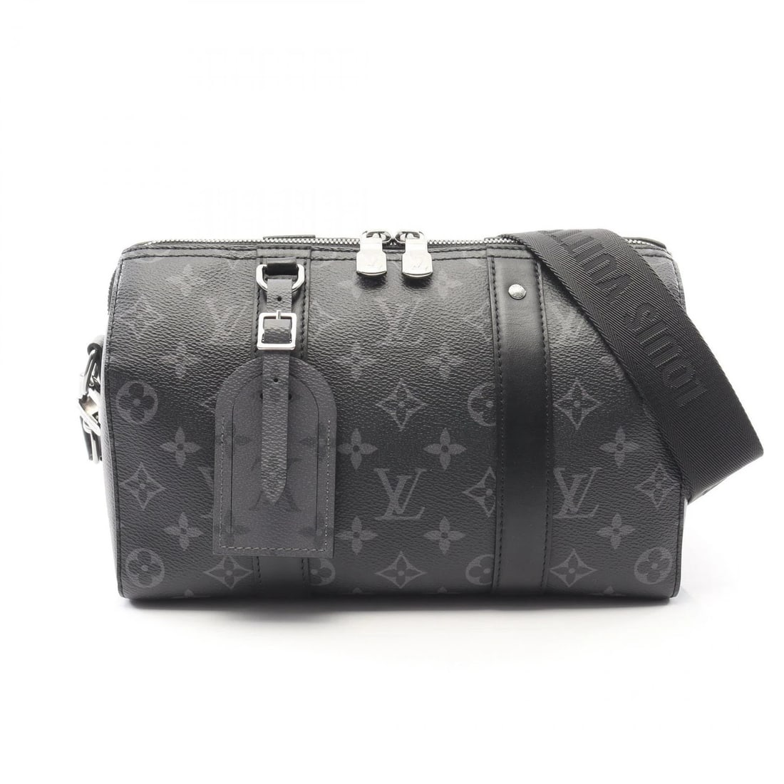 LOUIS VUITTON CITY KEEPALL SHOULDER CROSSBODY BA: LOUIS VUITTON City Keepall Shoulder Crossbody Ba Brand: LOUIS VUITTON Type: Shoulder Bag Material: Monogram eclipse reverse × PVC coated canvas × leather Color: Gres / Black??ish colors × Gray??ish