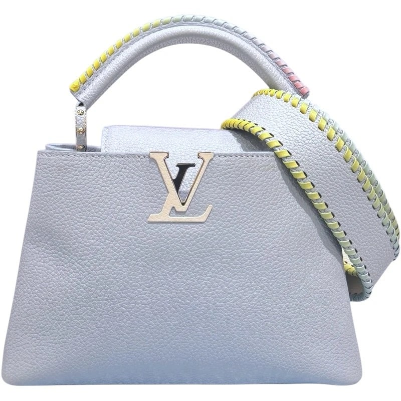 LOUIS VUITTON CAPUSINE BB HANDBAG: LOUIS VUITTON Capusine BB Handbag Brand: LOUIS VUITTON Type: Handbag Material: Taurillon Clemence Color: multicolor Size: W26.5cm x H17.5cmx D9cmW10.4 x H6.9x D3.5inch Accessories: None Ac