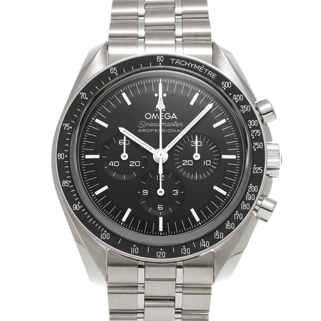 OMEGA SPEEDMASTER MOONWATCH PROFESSIONAL CO-AXIAL MASTER CHRONOMETER WATCH: OMEGA Speedmaster Moonwatch Professional Co-Axial Master Chronometer WATCH Brand: OMEGA Type: Wristwatch Material: Band Material Stainless steel, Case Material Stainless steel Color: Dial Color Black 