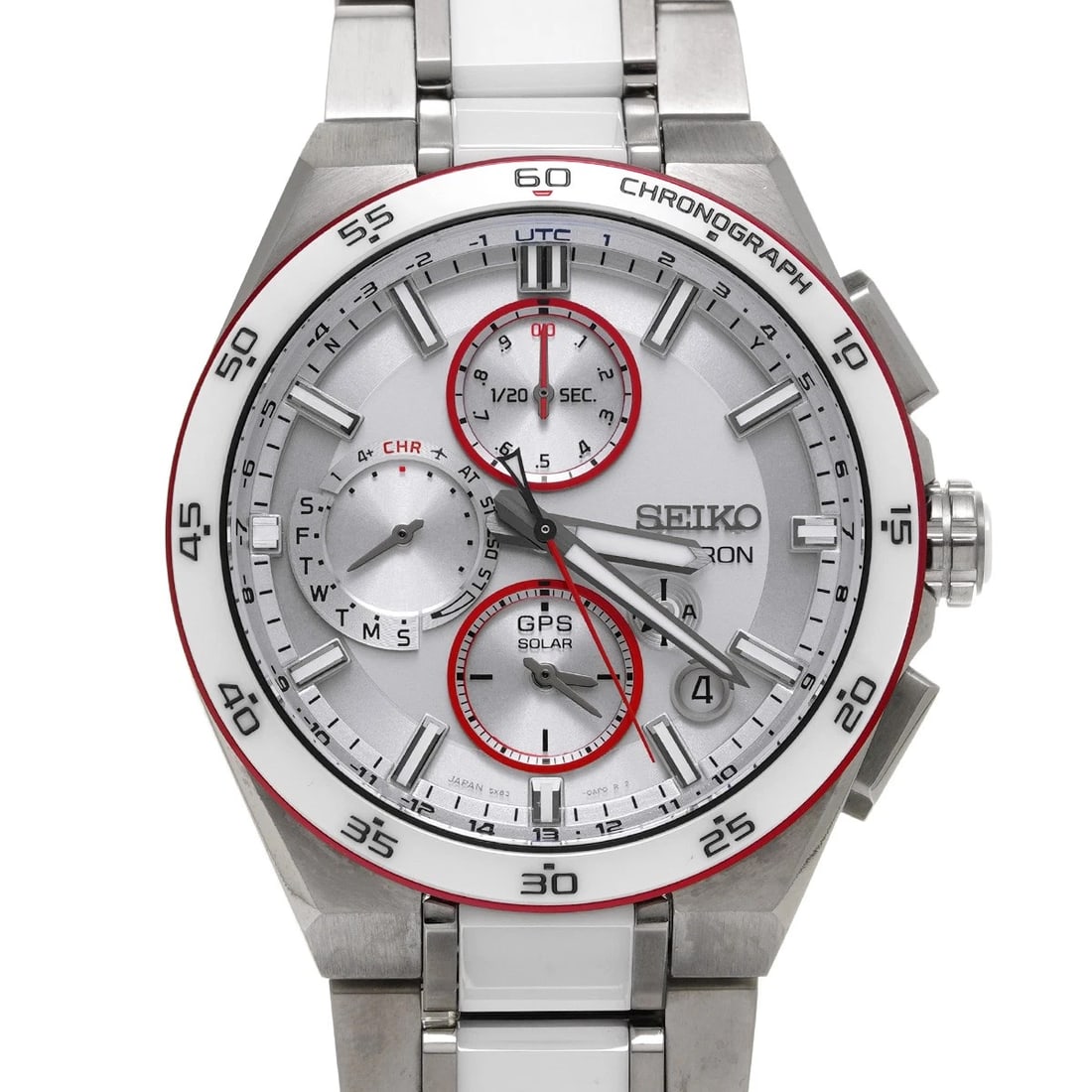 SEIKO ASTRON NEXTER SILVER WATCH: SEIKO Astron Nexter Silver WATCH Brand: SEIKO Type: Wristwatch Material: Band Material titanium/ceramic, Case Material titanium Color: Dial Color Silver Size: ??Case? H/about 49.5mm W/about 43.3mm D/a