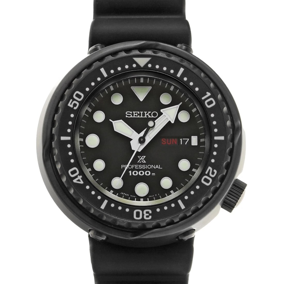 SEIKO PROSPEX BLACK WATCH (1 of 4)