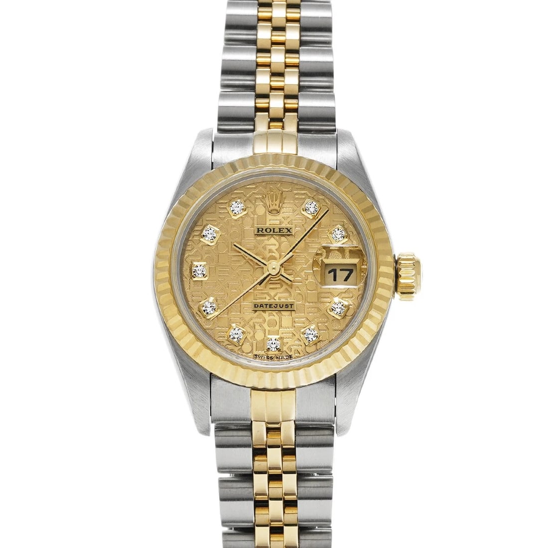 ROLEX DATEJUST CHAMPAGNE COMPUTER/DIAMOND WATCH: ROLEX Datejust Champagne Computer/Diamond WATCH Brand: ROLEX Type: Wristwatch Material: Band Material Stainless steel/Yellow Gold, Case Material Stainless steel Color: Dial Color Champagne Computer/Di