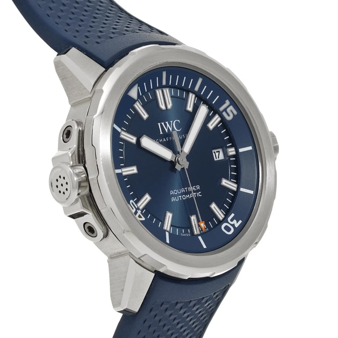 IWC AQUATIMER AUTOMATIC BLUE WATCH - 3