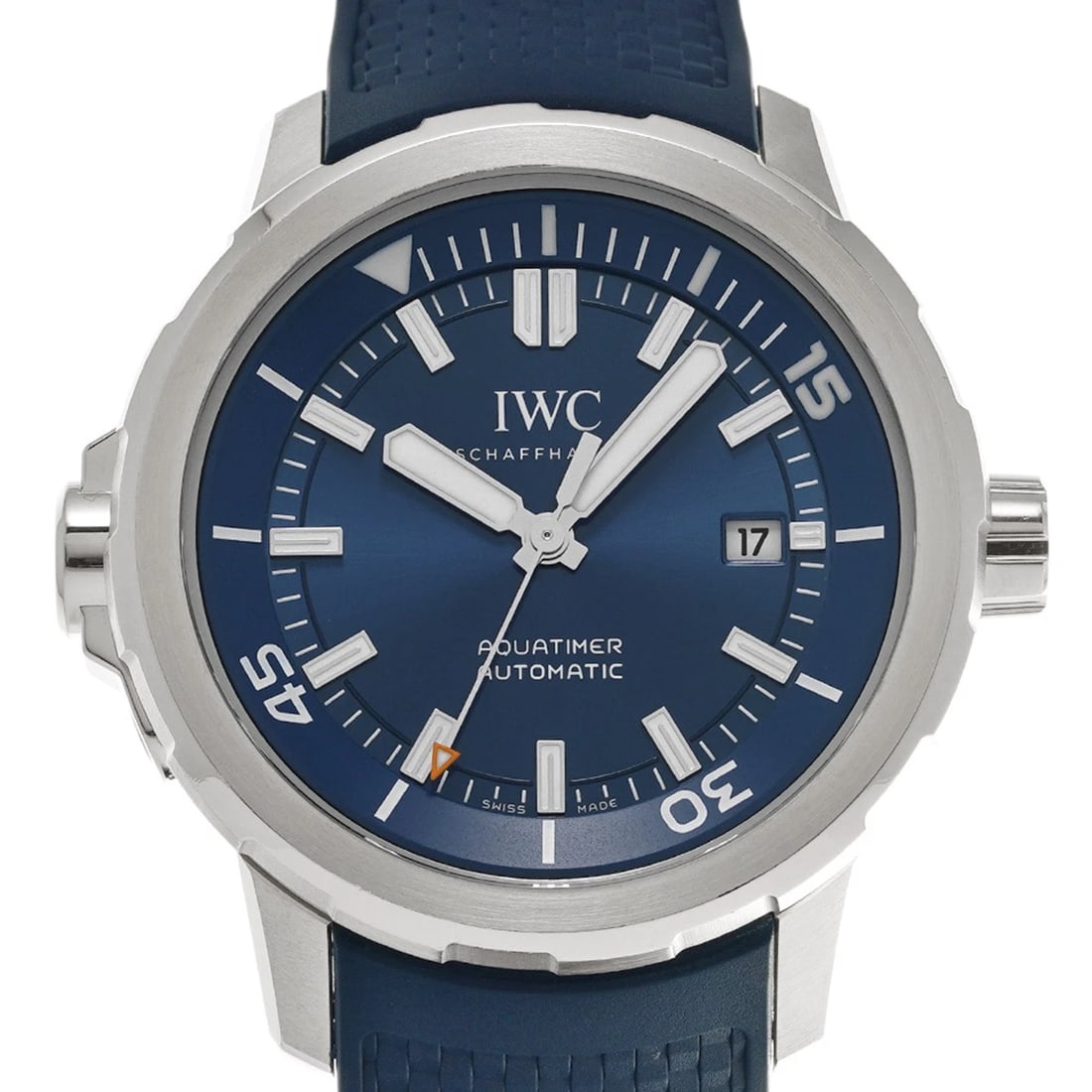 IWC AQUATIMER AUTOMATIC BLUE WATCH - 4