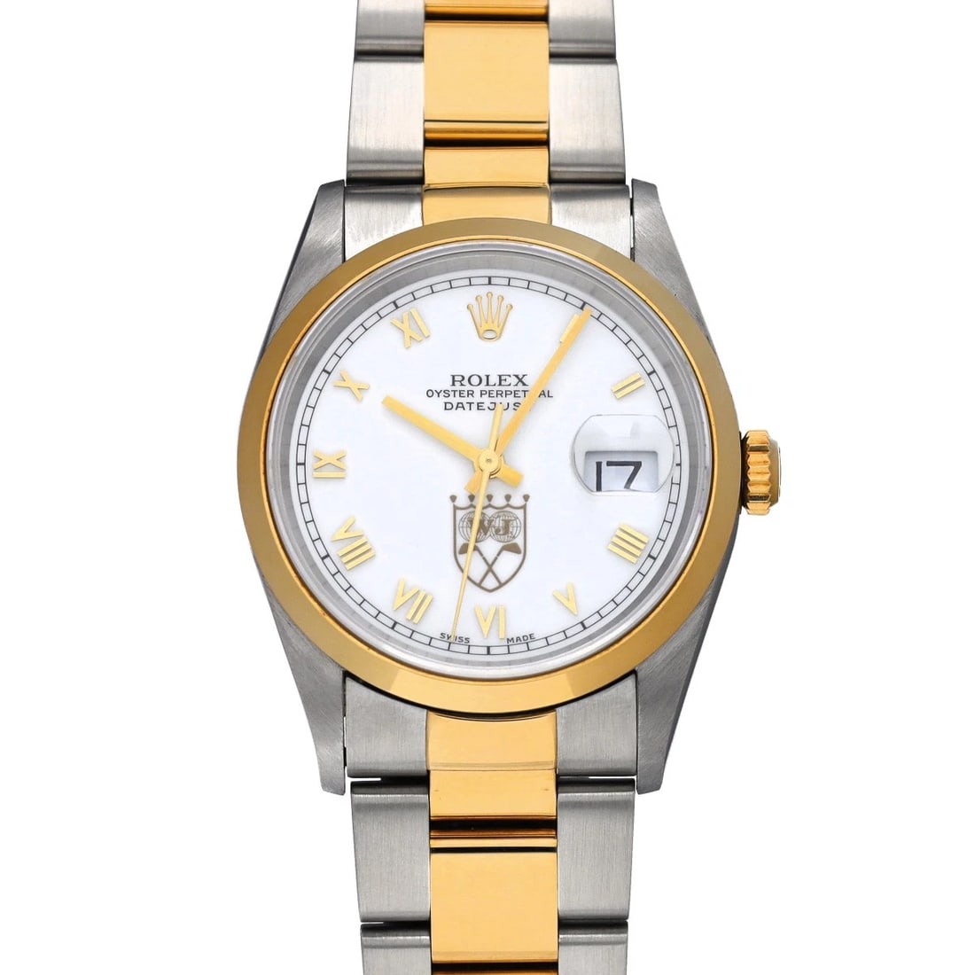 ROLEX DATEJUST NICK PRICE LIMITED EDITION WHITE WATCH: ROLEX Datejust Nick Price Limited Edition White WATCH Brand: ROLEX Type: Wristwatch Material: Band Material Stainless steel/Yellow Gold, Case Material Stainless steel Color: Dial Color White Size: ??C