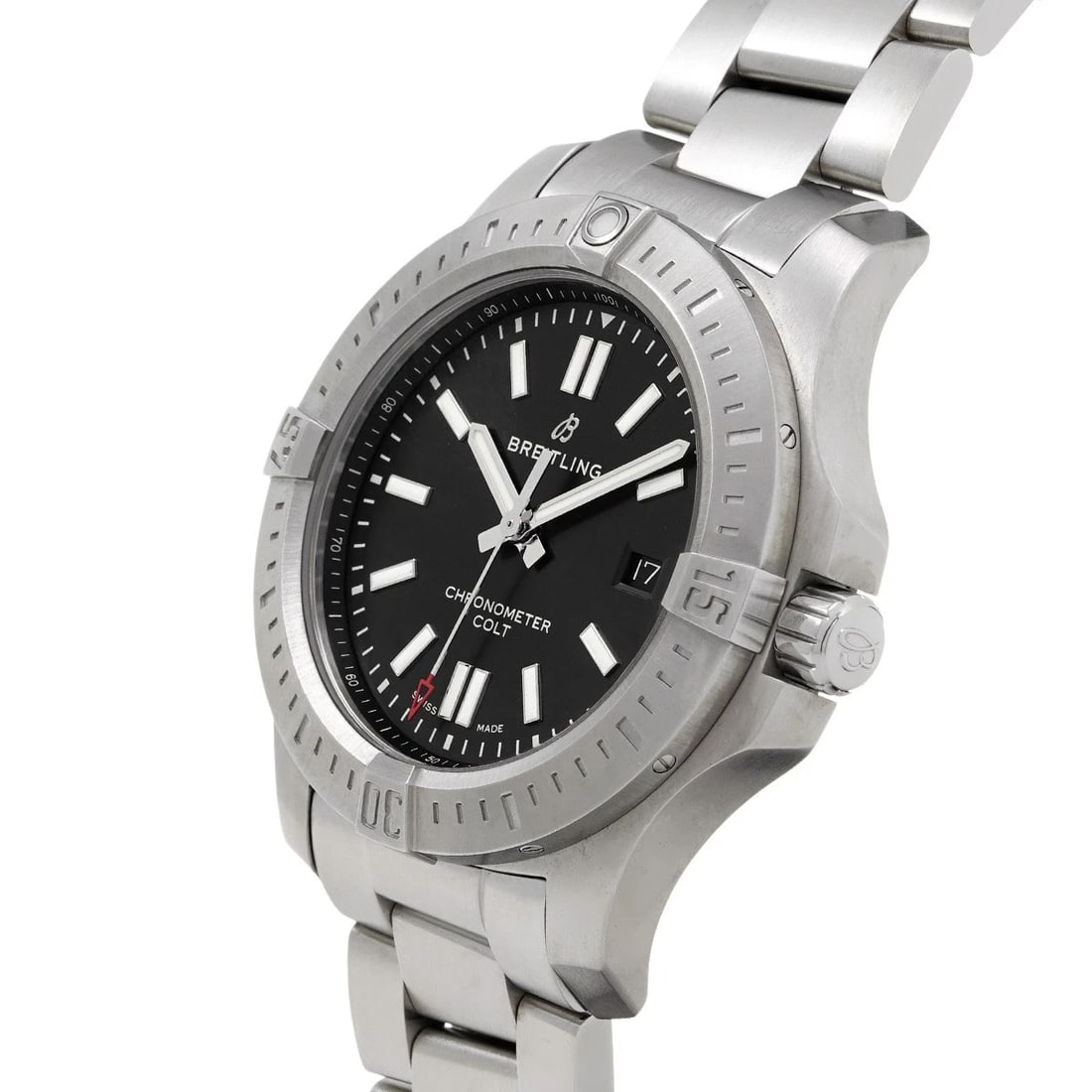 BREITLING COLT AUTOMATIC BLACK WATCH - 2