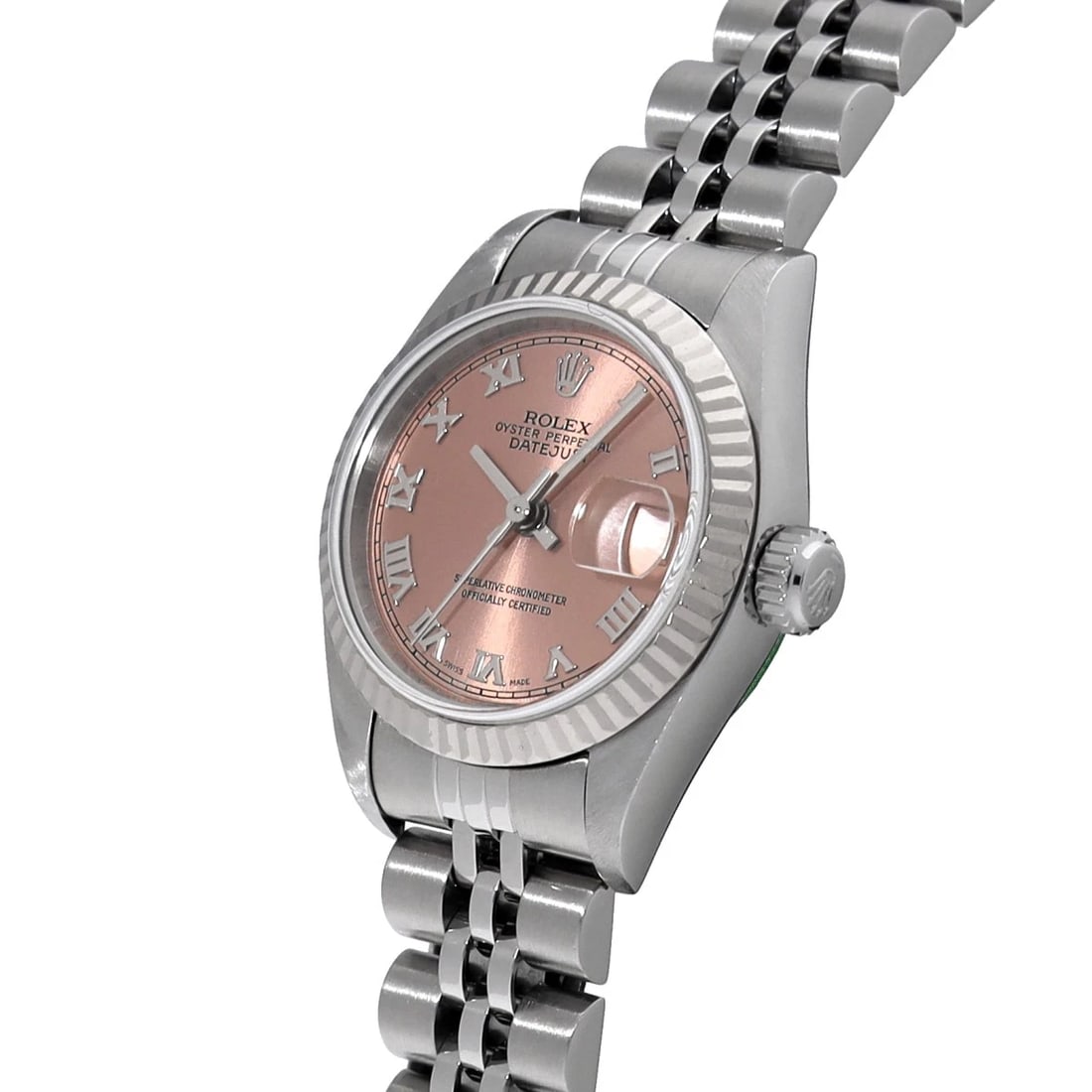 ROLEX DATEJUST PINK WATCH - 2