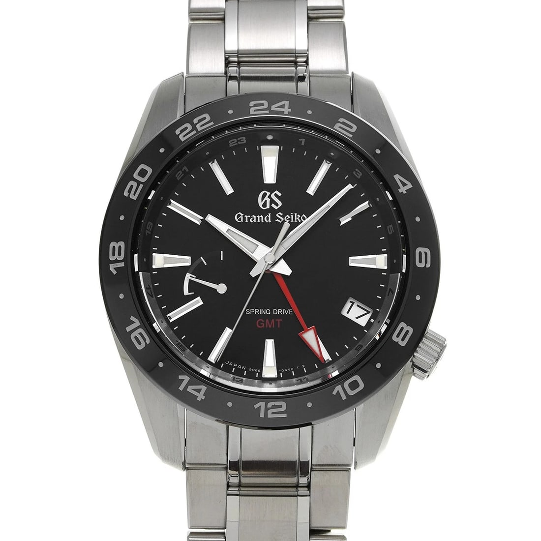 GRAND SEIKO SPORTS COLLECTION SPRING DRIVE GMT BLACK WATCH: Grand Seiko Sports Collection Spring Drive GMT Black WATCH Brand: Grand Seiko Type: Wristwatch Material: Band Material Stainless steel, Case Material Stainless steel Color: Dial Color Black Size: