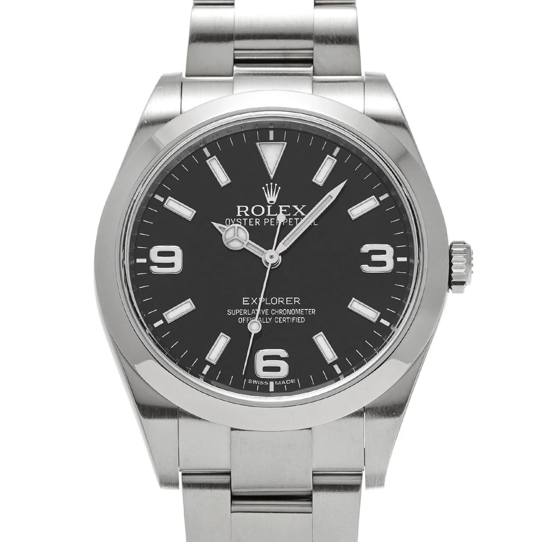 ROLEX EXPLORER BLACK WATCH: ROLEX Explorer Black WATCH Brand: ROLEX Type: Wristwatch Material: Band Material Stainless steel, Case Material Stainless steel Color: Dial Color Black Size: ??Case? H/about 39mm W/about 39mm D/about 