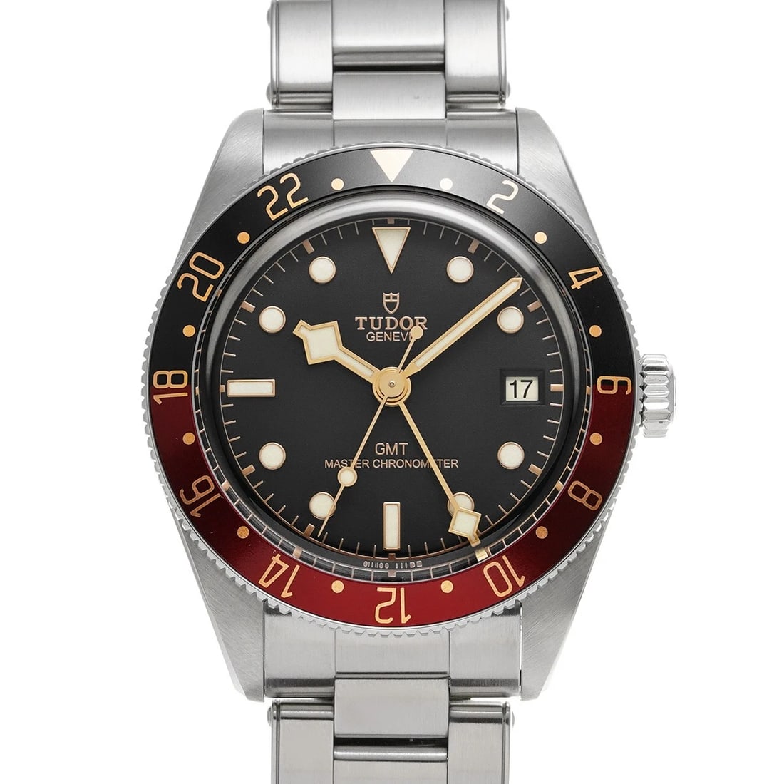 TUDOR BLACK BAY GMT BLACK WATCH: TUDOR Black Bay GMT Black WATCH Brand: TUDOR Type: Wristwatch Material: Band Material Stainless steel, Case Material Stainless steel Color: Dial Color Black Size: ??Case? H/about 39mm W/about 39mm D/a