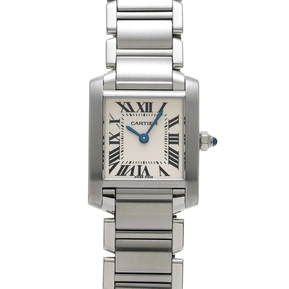 CARTIER TANK FRANCAISE SM SILVER WATCH: CARTIER Tank Francaise SM Silver WATCH Brand: CARTIER Type: Wristwatch Material: Band Material Stainless steel, Case Material Stainless steel Color: Dial Color Silver Size: ??Case? H/about 18mm W/abou