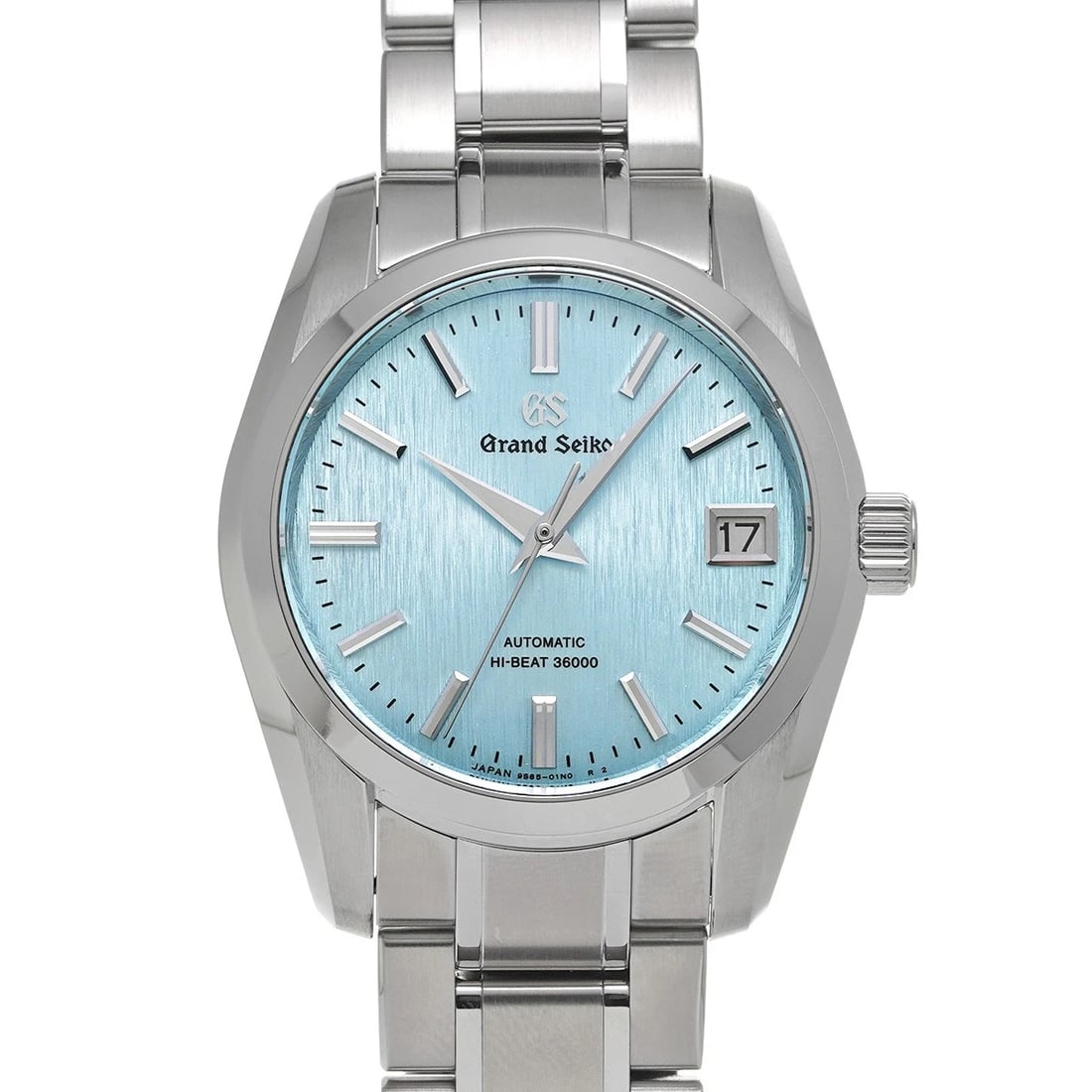GRAND SEIKO HERITAGE COLLECTION MECHANICAL HIGH-BEAT ICE BLUE WATCH: Grand Seiko Heritage Collection Mechanical High-Beat Ice Blue WATCH Brand: Grand Seiko Type: Wristwatch Material: Band Material Stainless steel, Case Material Stainless steel Color: Dial Color Ice Blu