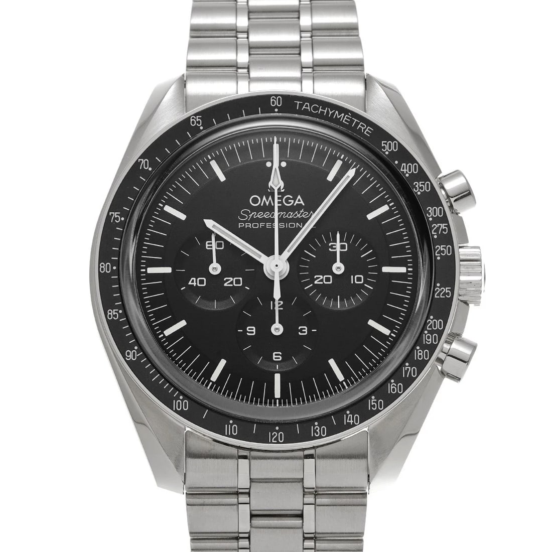 OMEGA SPEEDMASTER MOONWATCH PROFESSIONAL CO-AXIAL MASTER CHRONOMETER WATCH: OMEGA Speedmaster Moonwatch Professional Co-Axial Master Chronometer WATCH Brand: OMEGA Type: Wristwatch Material: Band Material Stainless steel, Case Material Stainless steel Color: Dial Color Black 