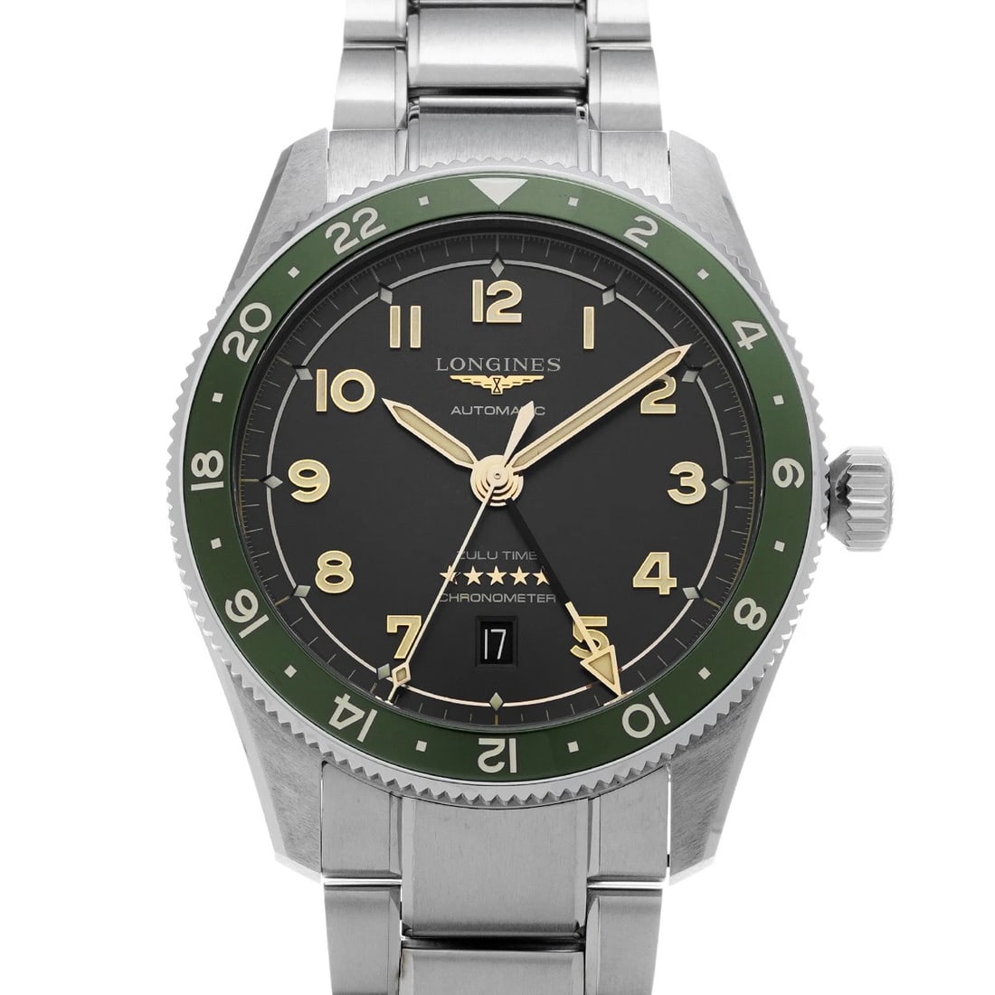 LONGINES SPIRIT ZULU TIME ANTHRACITE WATCH: LONGINES Spirit Zulu Time Anthracite WATCH Brand: LONGINES Type: Wristwatch Material: Band Material Stainless steel, Case Material Stainless steel Color: Dial Color Anthracite Size: ??Case? H/about 42