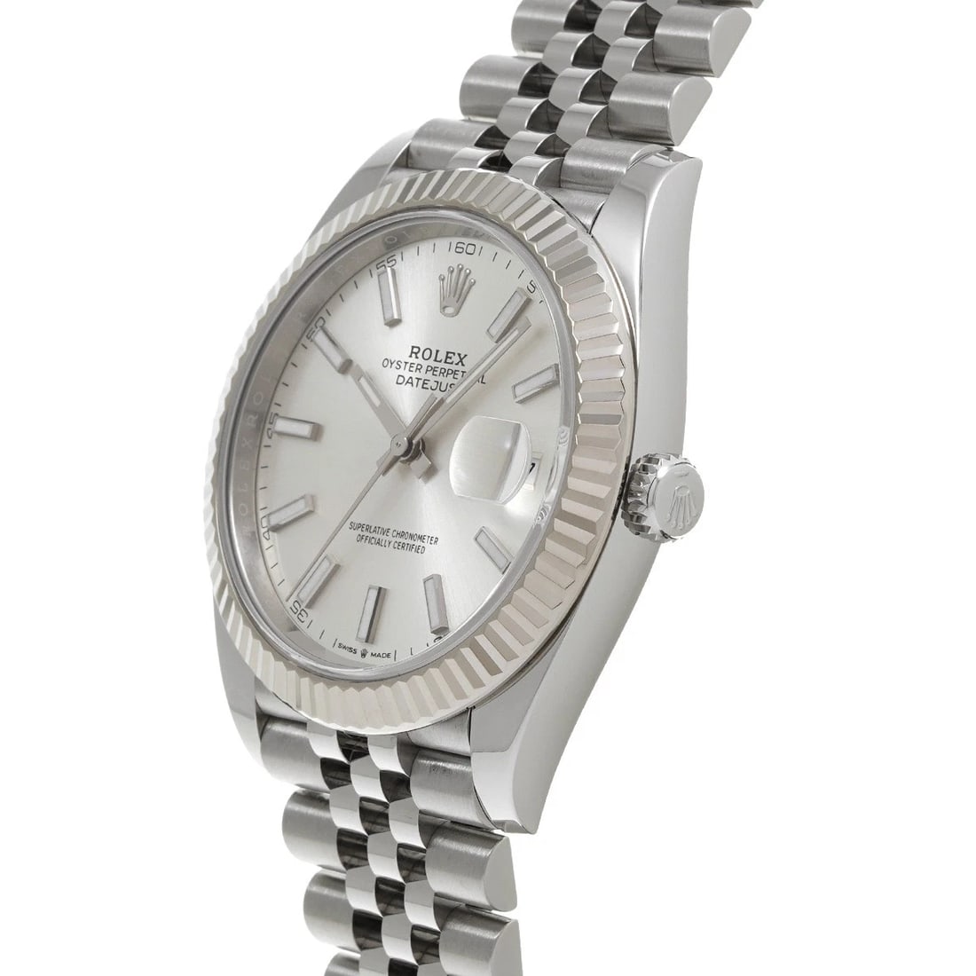 ROLEX DATEJUST SILVER WATCH - 2