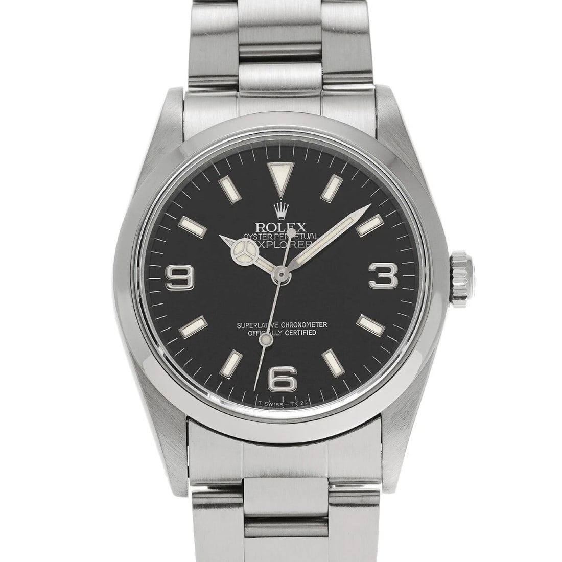 ROLEX EXPLORER BLACK WATCH: ROLEX Explorer Black WATCH Brand: ROLEX Type: Wristwatch Material: Band Material Stainless steel, Case Material Stainless steel Color: Dial Color Black Size: ??Case? H/about 36mm W/about 36mm D/about 