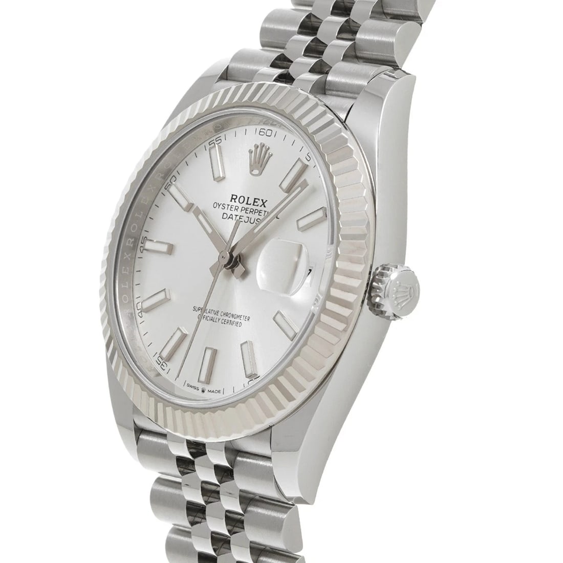 ROLEX DATEJUST SILVER WATCH - 2