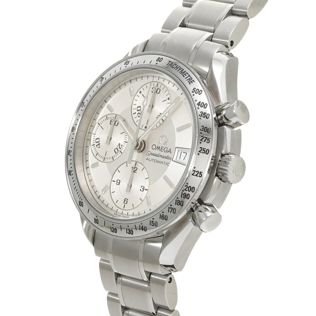 OMEGA SPEEDMASTER DATE SILVER WATCH - 2