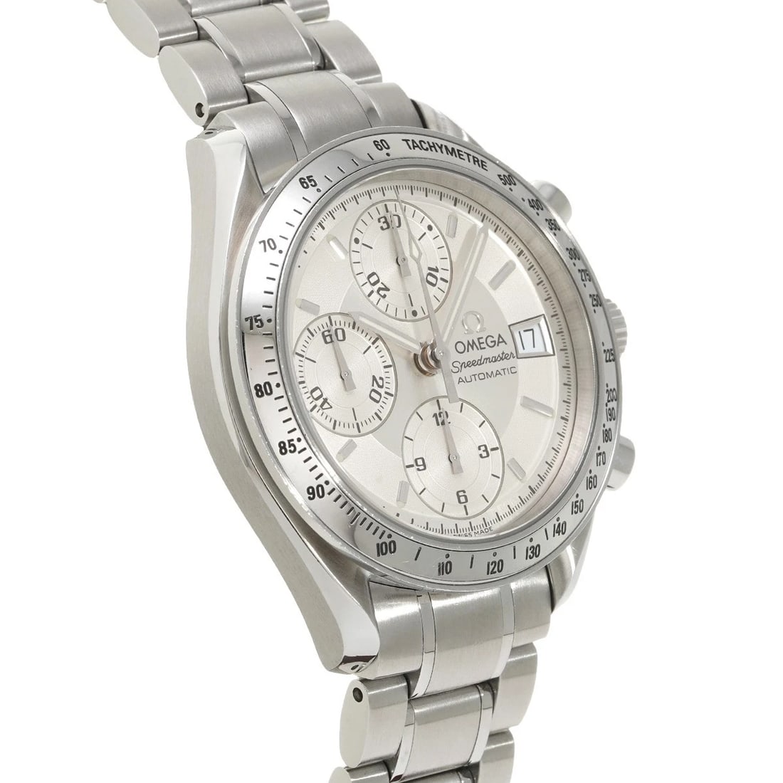 OMEGA SPEEDMASTER DATE SILVER WATCH - 3