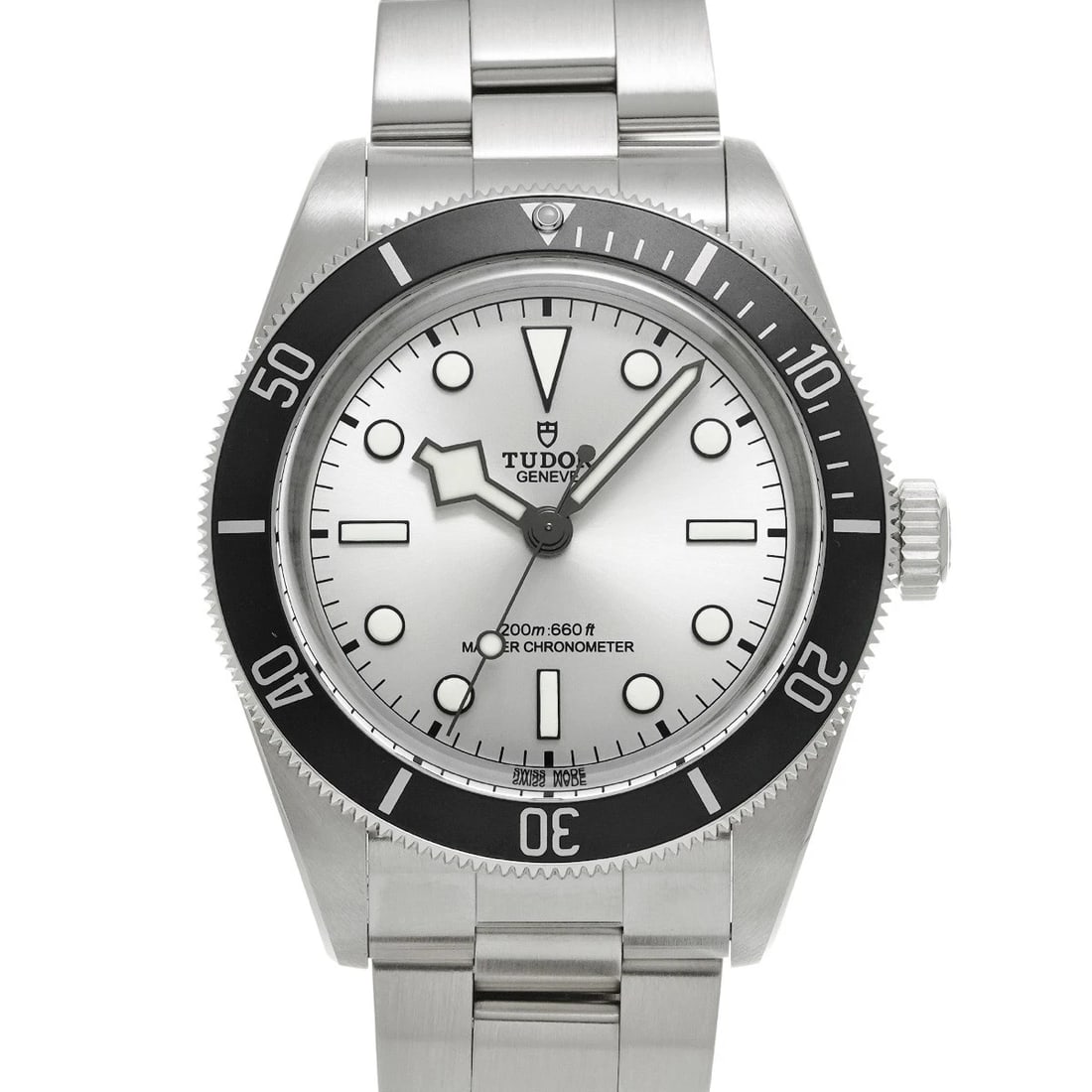 TUDOR BLACK BAY SILVER WATCH: TUDOR Black Bay Silver WATCH Brand: TUDOR Type: Wristwatch Material: Band Material Stainless steel, Case Material Stainless steel Color: Dial Color Silver Size: ??Case? H/about 43mm W/about 43mm D/abo