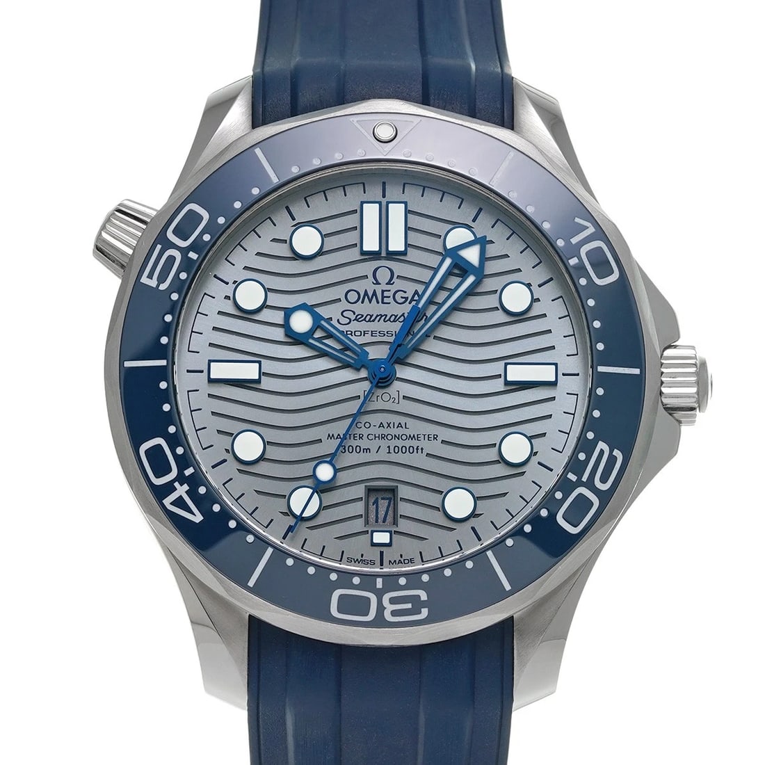 OMEGA SEAMASTER DIVER CO-AXIAL MASTER CHRONOMETER WATCH: OMEGA Seamaster Diver Co-Axial Master Chronometer WATCH Brand: OMEGA Type: Wristwatch Material: Band Material rubber, Case Material Stainless steel Color: Dial Color Gray Size: ??Case? H/about 42mm W/