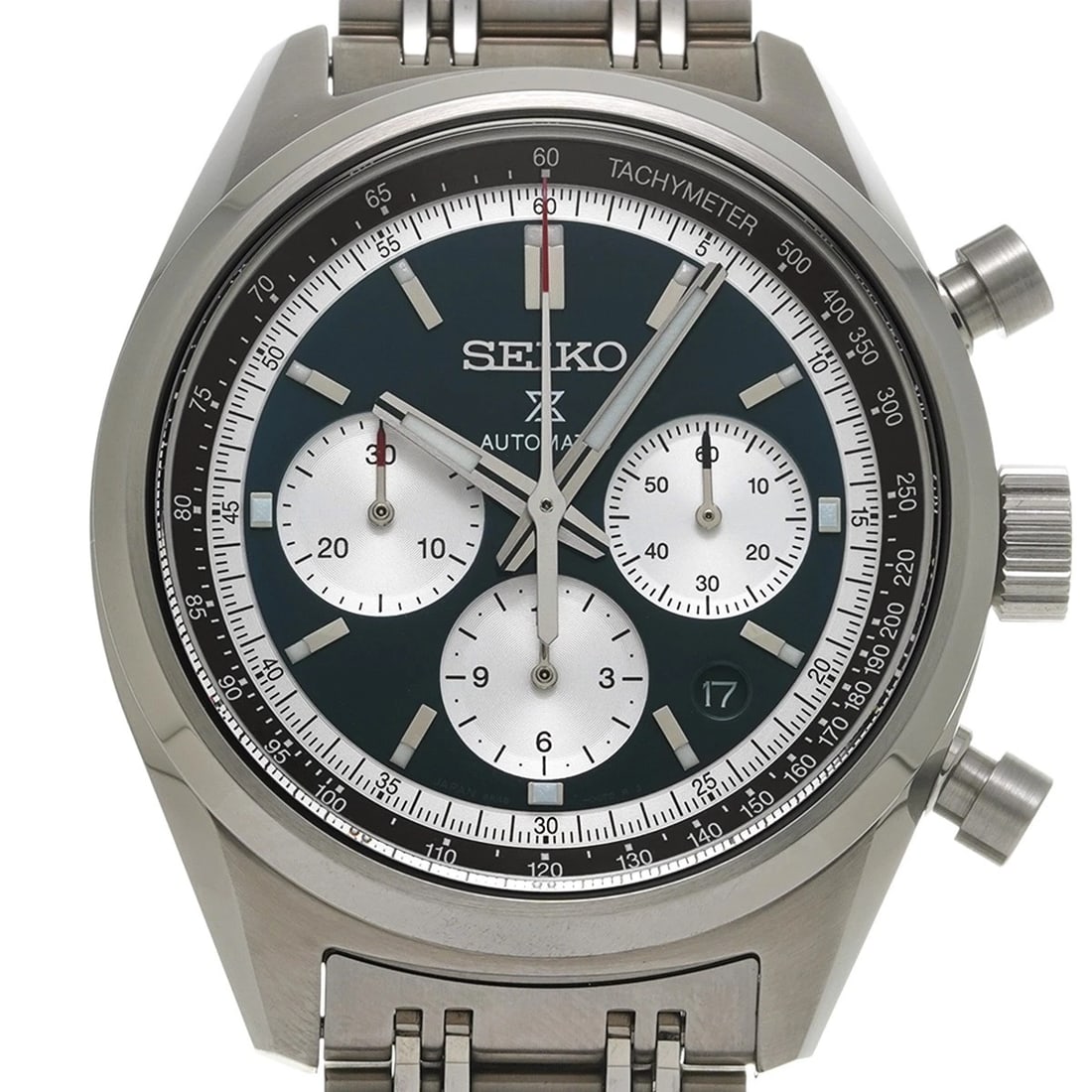 SEIKO PROSPEX SPEED TIMER NAVY/SILVER WATCH - 4