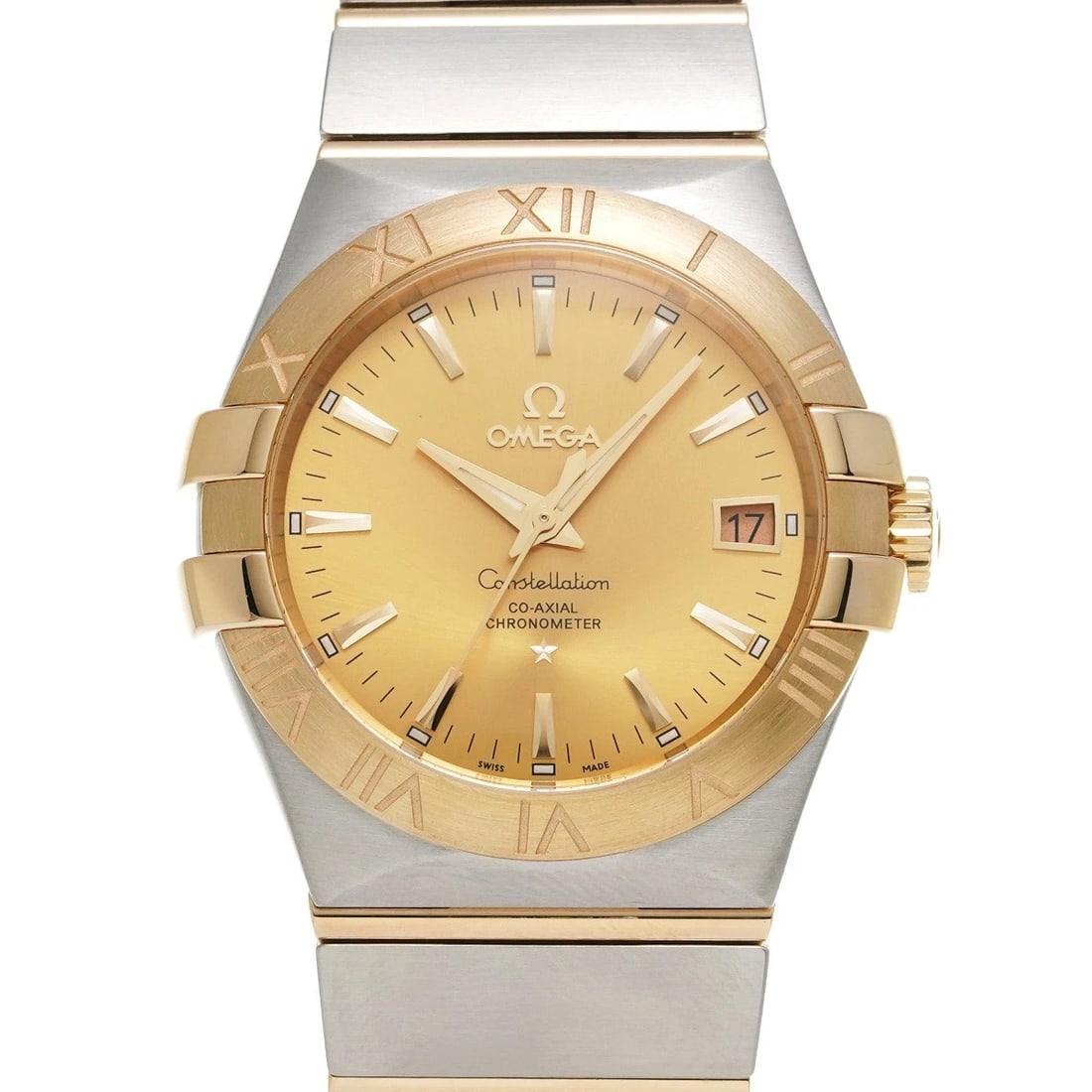 OMEGA CONSTELLATION CO-AXIAL CHAMPAGNE WATCH (1 of 4)