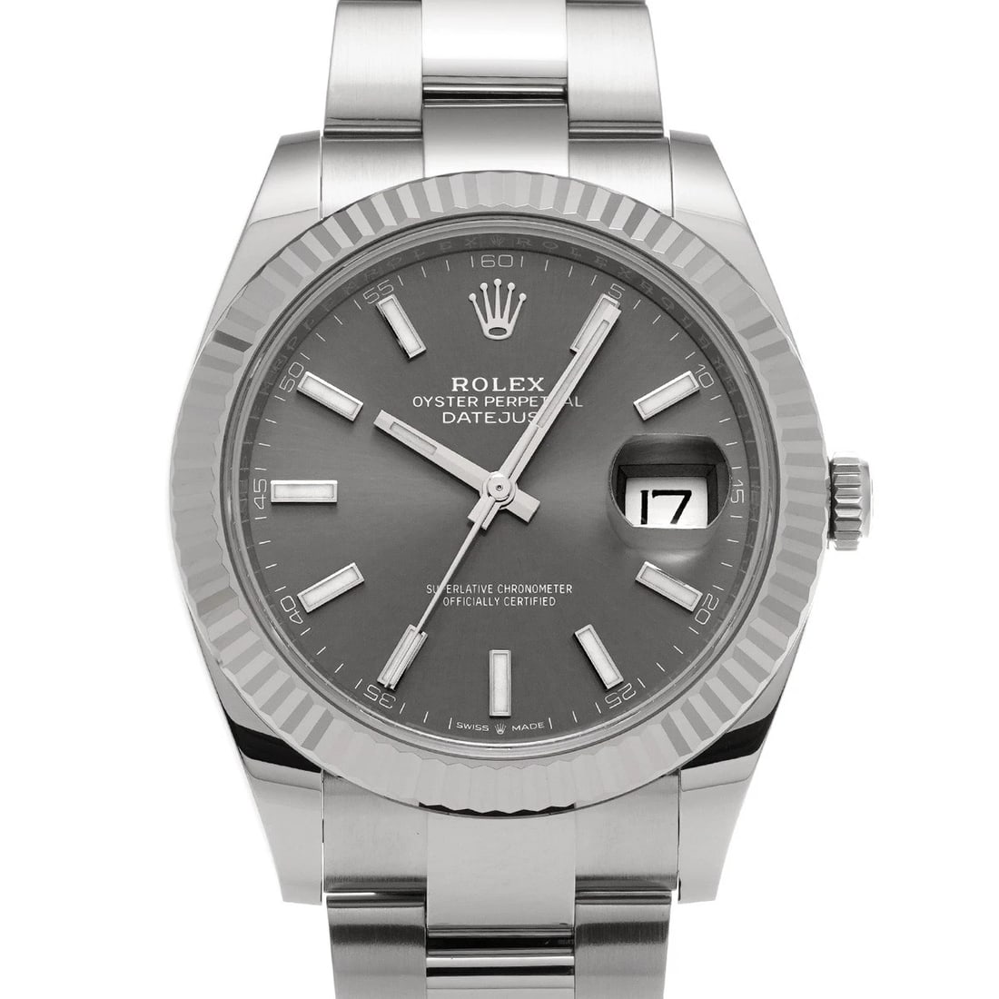 ROLEX DATEJUST SLATE WATCH: ROLEX Datejust Slate WATCH Brand: ROLEX Type: Wristwatch Material: Band Material Stainless steel, Case Material Stainless steel Color: Dial Color Slate Size: ??Case? H/about 41mm W/about 41mm D/about 