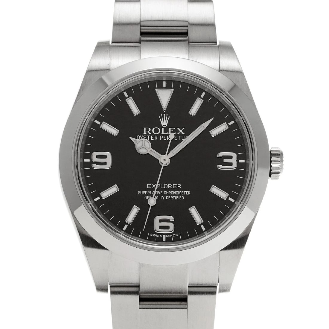 ROLEX EXPLORER BLACK WATCH: ROLEX Explorer Black WATCH Brand: ROLEX Type: Wristwatch Material: Band Material Stainless steel, Case Material Stainless steel Color: Dial Color Black Size: ??Case? H/about 39mm W/about 39mm D/about