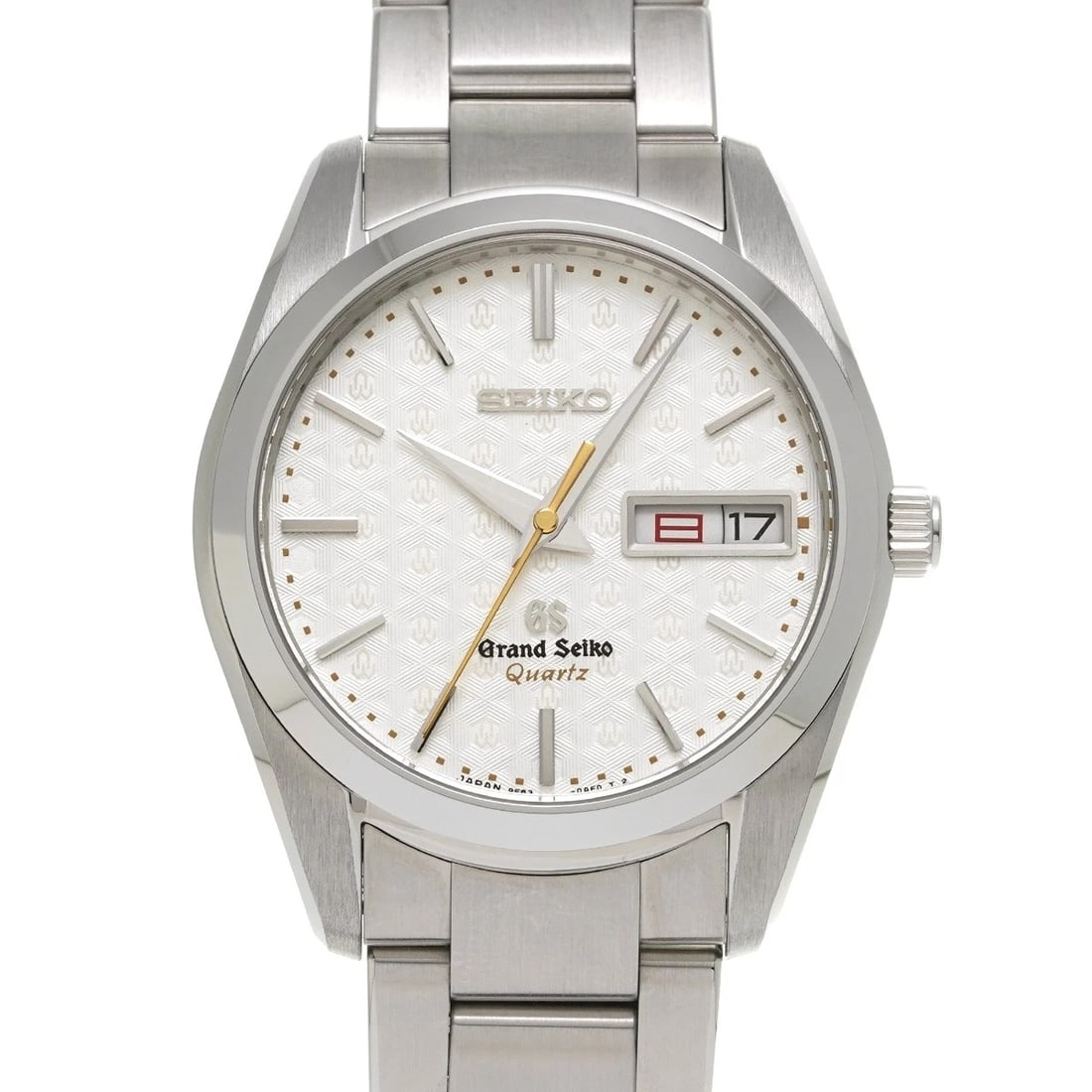 GRAND SEIKO QUARTZ 40TH SILVER WATCH: Grand Seiko Quartz 40th Silver WATCH Brand: Grand Seiko Type: Wristwatch Material: Band Material Stainless steel, Case Material Stainless steel Color: Dial Color Silver Size: ??Case? H/about 37mm W/ab