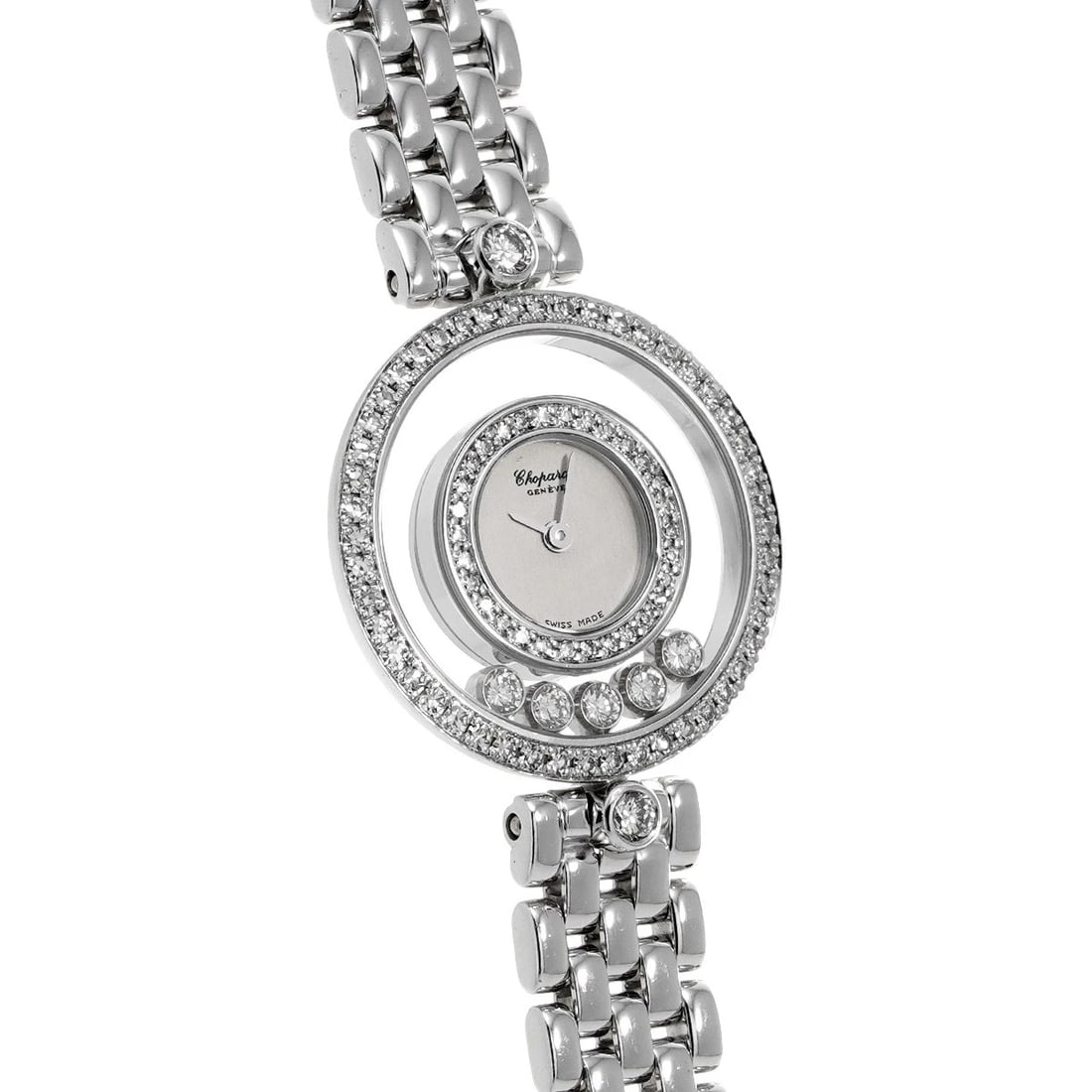 CHOPARD HAPPY DIAMOND SILVER/DIAMOND WATCH - 3