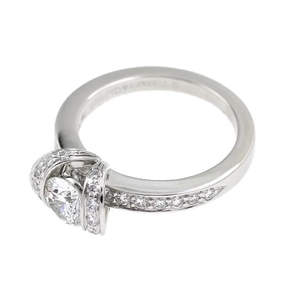 TIFFANY PT950 DIAMOND RING - 2