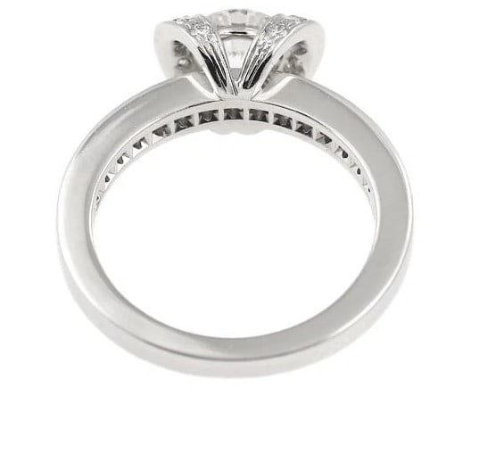 TIFFANY PT950 DIAMOND RING - 3