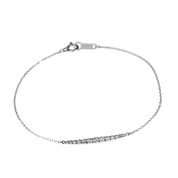 4? PT850 DIAMOND BRACELET: 4? Pt850 diamond bracelet Brand: 4? Type: bracelets Material: Pt850, Main Stone/Creation Natural Color: Silver Size: Length/Width/Diameter (CM) 2.3 Accessories: None Accessories Notice: When
