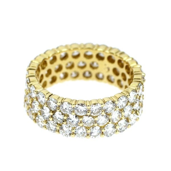 K18YG DIAMOND RING - 2