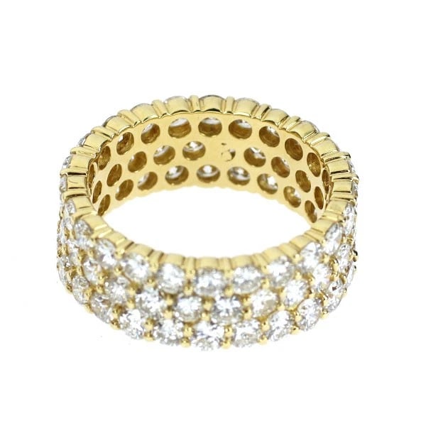 K18YG DIAMOND RING - 3