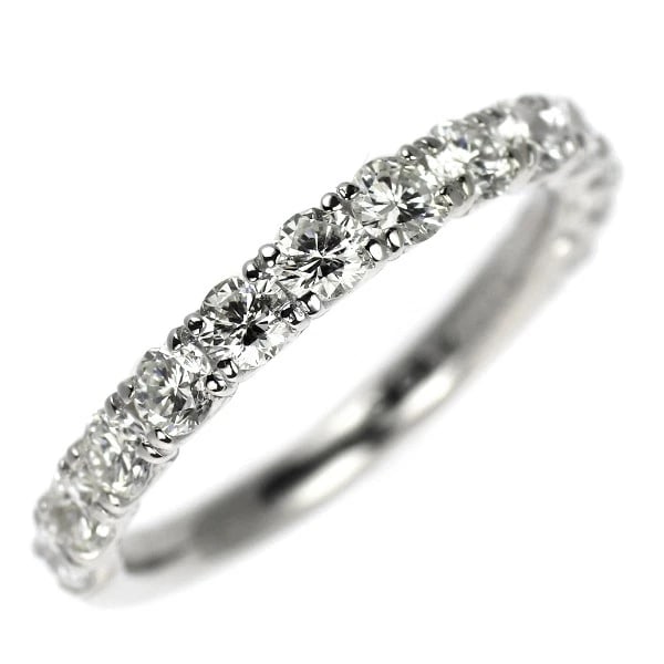 PT900 DIAMOND RING: Pt900 diamond ring Brand: None Type: rings Material: Pt900, Main Stone/Creation Natural Color: Silver Size: 5.5 - 5.75US Accessories: None Accessories Notice: When purchasing pre-owned goods, please