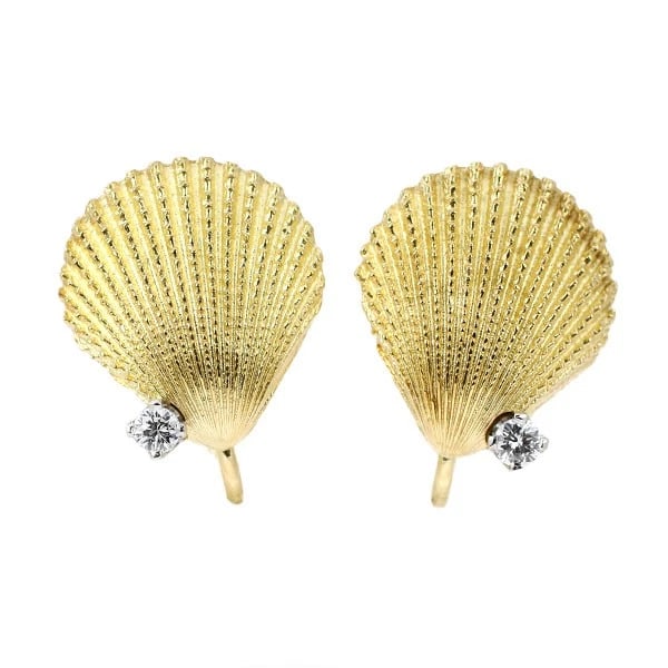 TIFFANY K18/PT950 DIAMOND EARRINGS: Tiffany K18/Pt950 Diamond Earrings Brand: Tiffany Type: earring Material: K18/Pt950, Main Stone/Creation Natural Color: Silver Size: Length/Width/Diameter (CM) 17.8 Accessories: None Acces