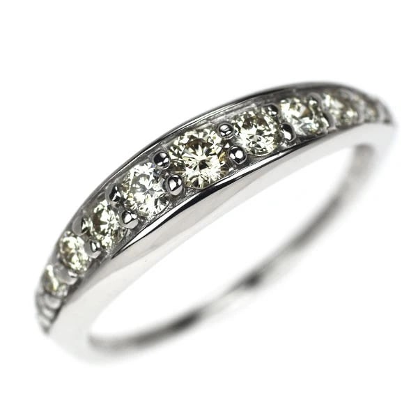 PT900 DIAMOND RING: Pt900 diamond ring Brand: None Type: rings Material: Pt900, Main Stone/Creation Natural Color: Silver Size: 6.25 - 6.5US Accessories: None Accessories Notice: When purchasing pre-owned goods, please