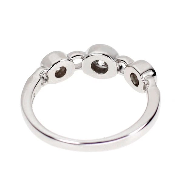 K18WG DIAMOND RING - 2