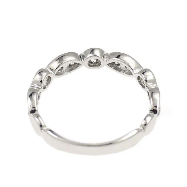 K18WG DIAMOND RING - 2