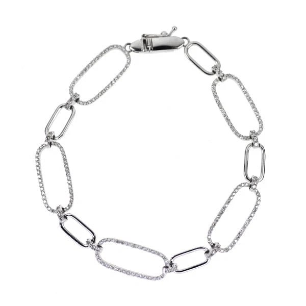 PT900/ PT850 DIAMOND BRACELET: Pt900/ Pt850 Diamond Bracelet Brand: None Type: bracelets Material: Pt900/ Pt850, Main Stone/Creation Natural Color: Silver Size: Length/Width/Diameter (CM) 8.0 Accessories: None Accessories Notice: