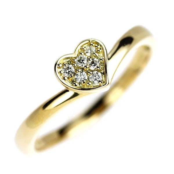 STAR JEWELRY K18YG DIAMOND RING: Star Jewelry K18YG Diamond Ring Brand: star jewelry Type: rings Material: K18YG, Main Stone/Creation Natural Color: Yellow Gold Size: 7.25US Accessories: None Accessories Notice: When purchasing