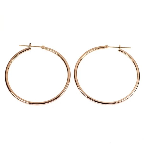 K18PG EARRING: K18PG earring Brand: None Type: piercing Material: K18PG, Color: pink Gold Size: Length/Width/Diameter (CM) 40.3 Accessories: None Accessories Notice: When purchasing pre-owned goods, please refer to