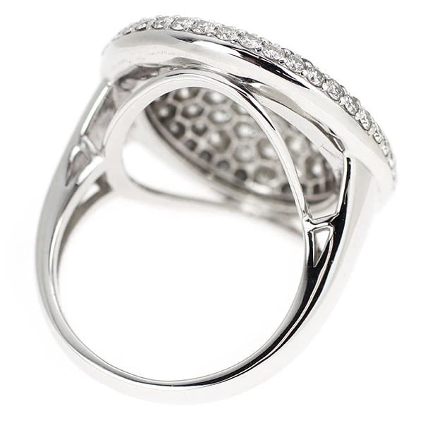 K18WG H&C DIAMOND RING - 3