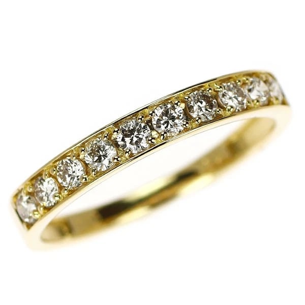 K18YG DIAMOND RING: K18YG diamond ring Brand: None Type: rings Material: K18YG, Main Stone/Creation Natural Color: Yellow Gold Size: US 6.25 - 6.5 Accessories: None Accessories Notice: When purchasing pre-owned goods,
