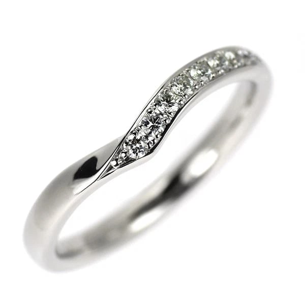 PT900 DIAMOND RING: Pt900 diamond ring Brand: None Type: rings Material: Pt900, Main Stone/Creation Natural Color: Silver Size: US 5.5 - 5.75 Accessories: None Accessories Notice: When purchasing pre-owned goods, please