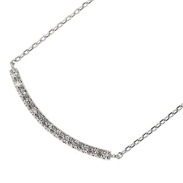 VENDOME AOYAMA PT950/ PT850 DIAMOND PENDANT NECKLACE: Vendome Aoyama Pt950/ Pt850 diamond pendant necklace Brand: Vendome Aoyama Type: Pandent Material: Pt950/ Pt850, Main Stone/Creation Natural Color: Silver Size: Necklace: Chain Length 46cm